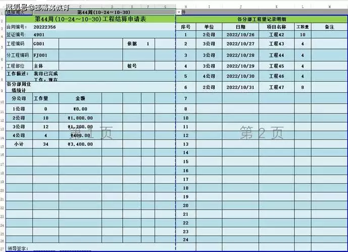 企业公司单位发票表格 – Excel财务模板精选