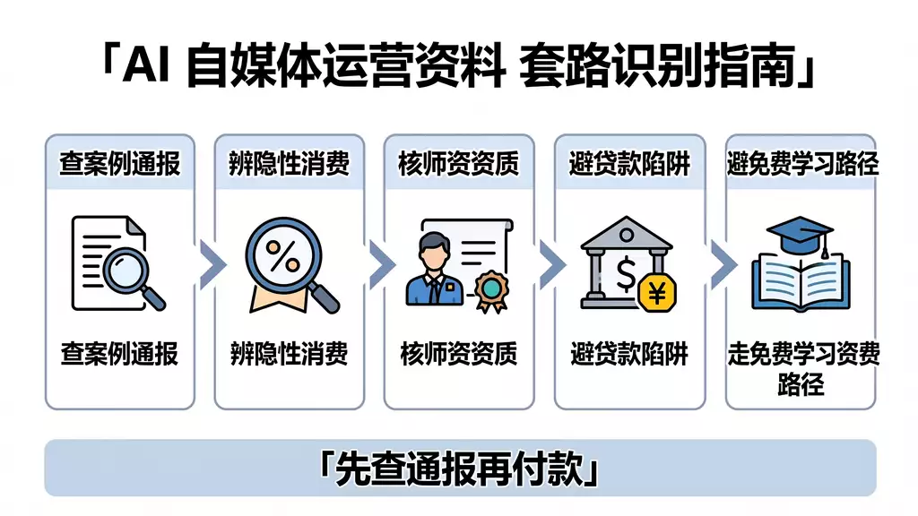4-主播互动 AI自媒体运营资料套路识别 | 警方通报案例与五步辨别法