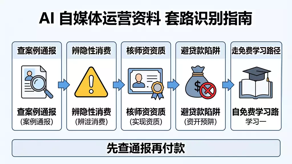 娱乐主播打赏资料 AI自媒体运营资料套路识别 | 警方通报案例与五步辨别法