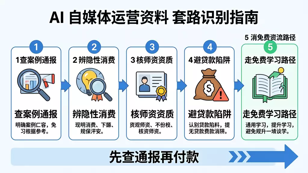 主播唱歌技巧 AI自媒体运营资料套路识别 | 警方通报案例与五步辨别法