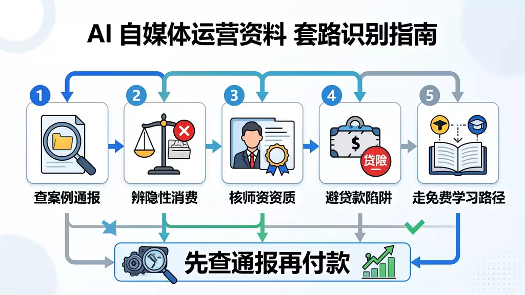 主播发型搭配学习技巧 AI自媒体运营资料套路识别 | 警方通报案例与五步辨别法