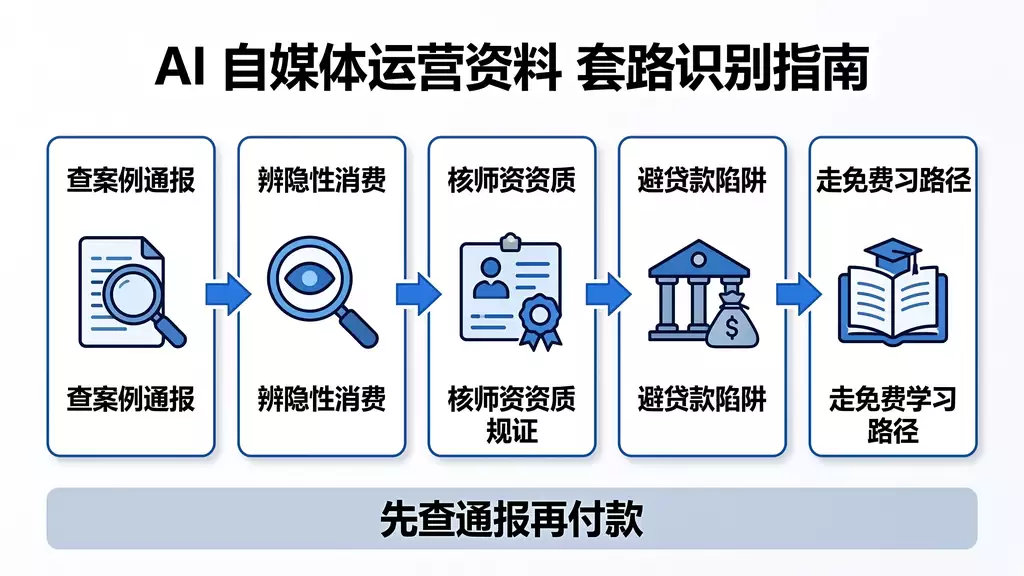 直播互动游戏 AI自媒体运营资料套路识别 | 警方通报案例与五步辨别法
