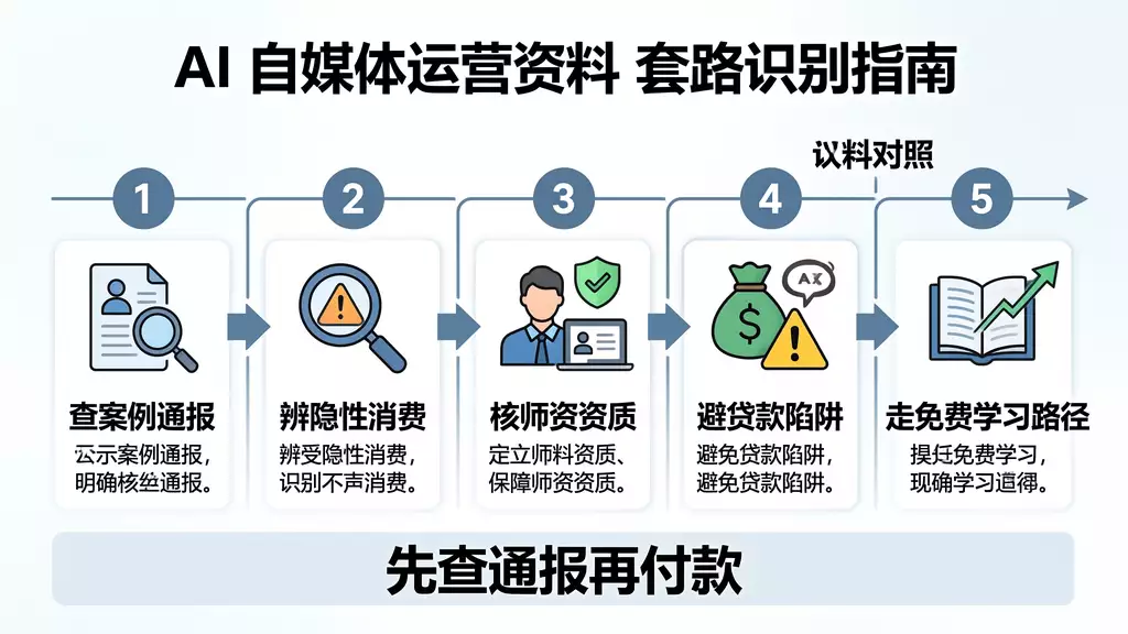主播化妆学习和技巧 AI自媒体运营资料套路识别 | 警方通报案例与五步辨别法