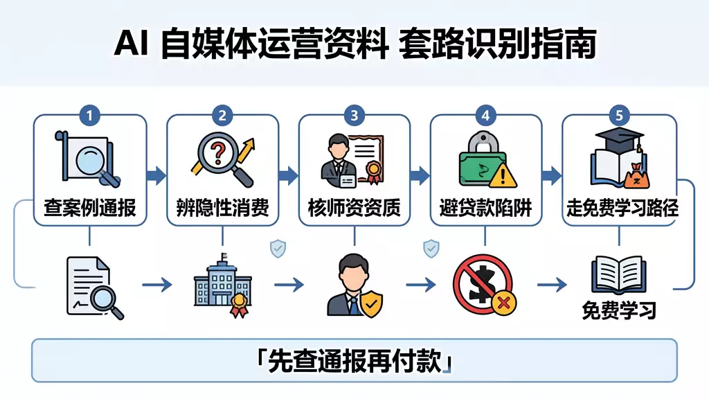主播聊天技巧 AI自媒体运营资料套路识别 | 警方通报案例与五步辨别法