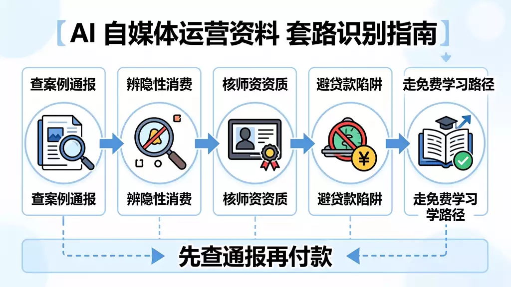 沐子数字人 AI自媒体运营资料套路识别 | 警方通报案例与五步辨别法