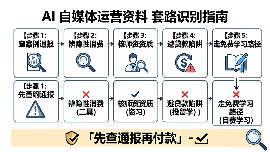 Win 版 IDM 下载工具（赠品） AI自媒体运营资料套路识别 | 警方通报案例与五步辨别法