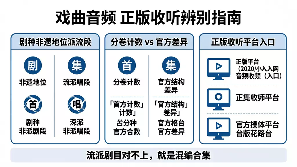 01 越剧 MP3 92 首 正版收听渠道 + 盗版引流页风险辨别