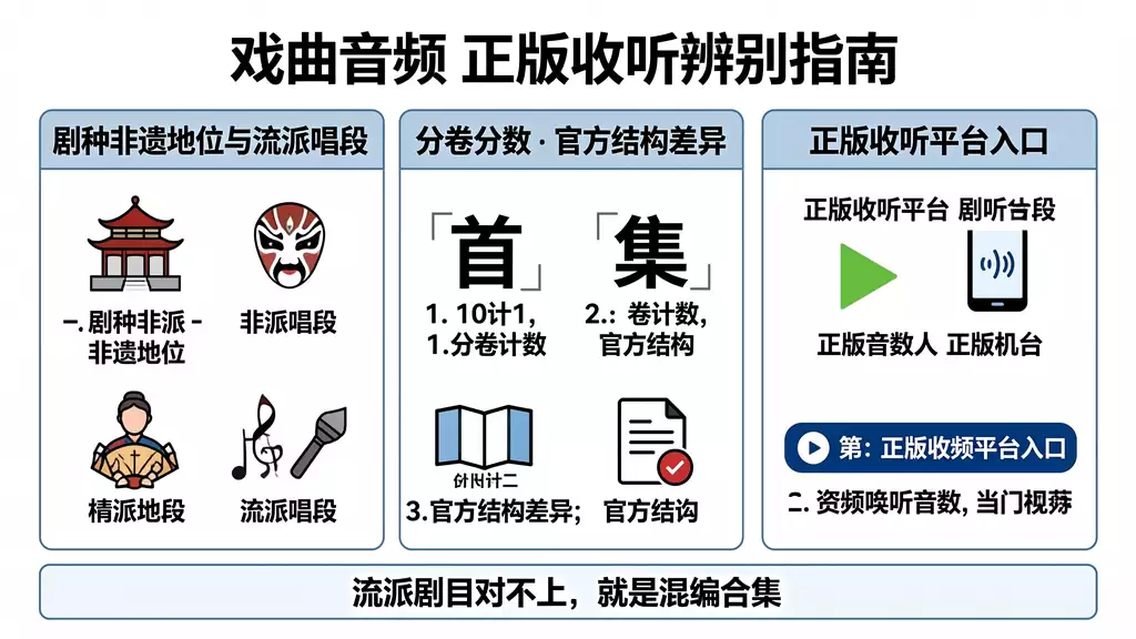 越剧名段 333 正版收听渠道 + 盗版引流页风险辨别