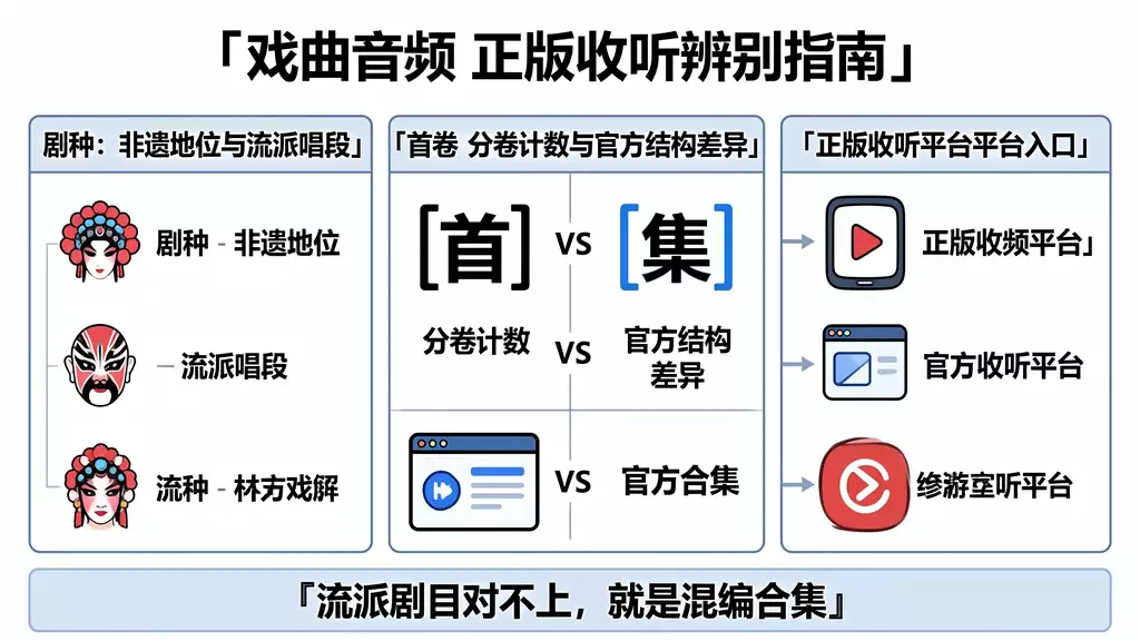 越剧戏曲 正版收听渠道 + 盗版引流页风险辨别