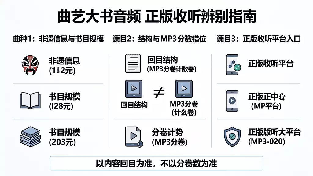 河南坠子《小八义》全剧 mp3 正版收听渠道 + 盗版引流页风险辨别
