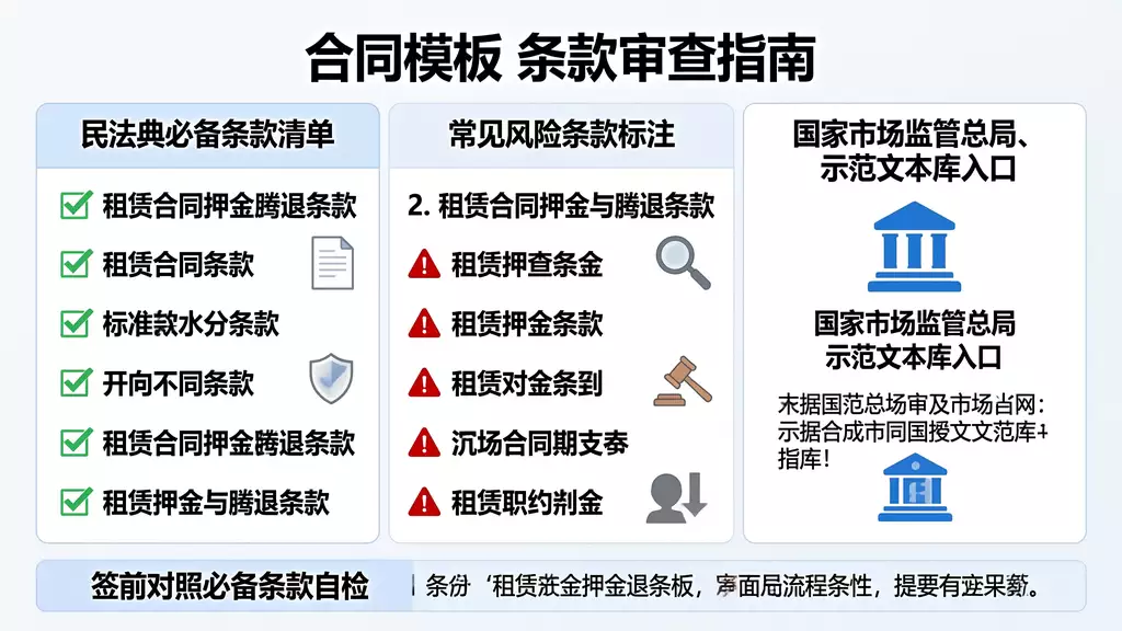 【合同模板】合同模板 北京市房屋租赁合同 专业法律文书一键获取文本下载 | 必备条款与签署指南（民法典合同编）