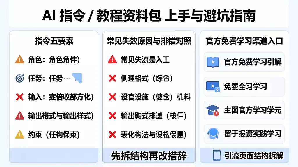 113 AI自媒体运营资料下载 短视频创作教程分享